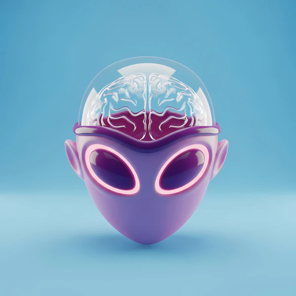 Alien Brain Illustration
