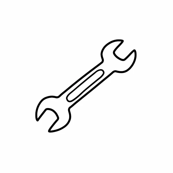 Minimalist Wrench Art