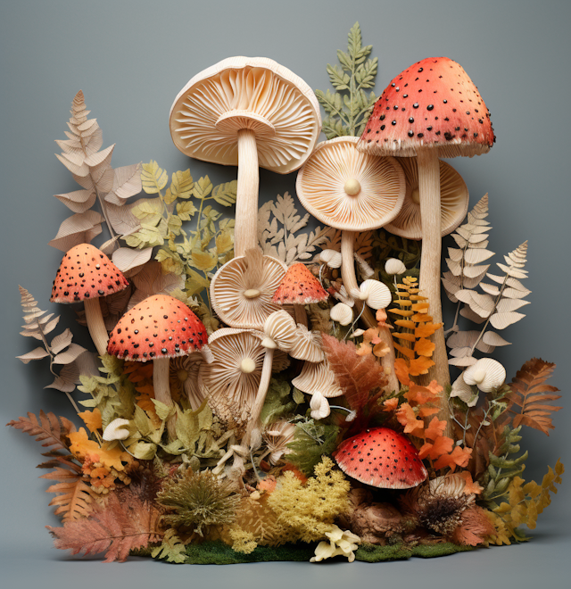 Autumnal Mycological Tapestry