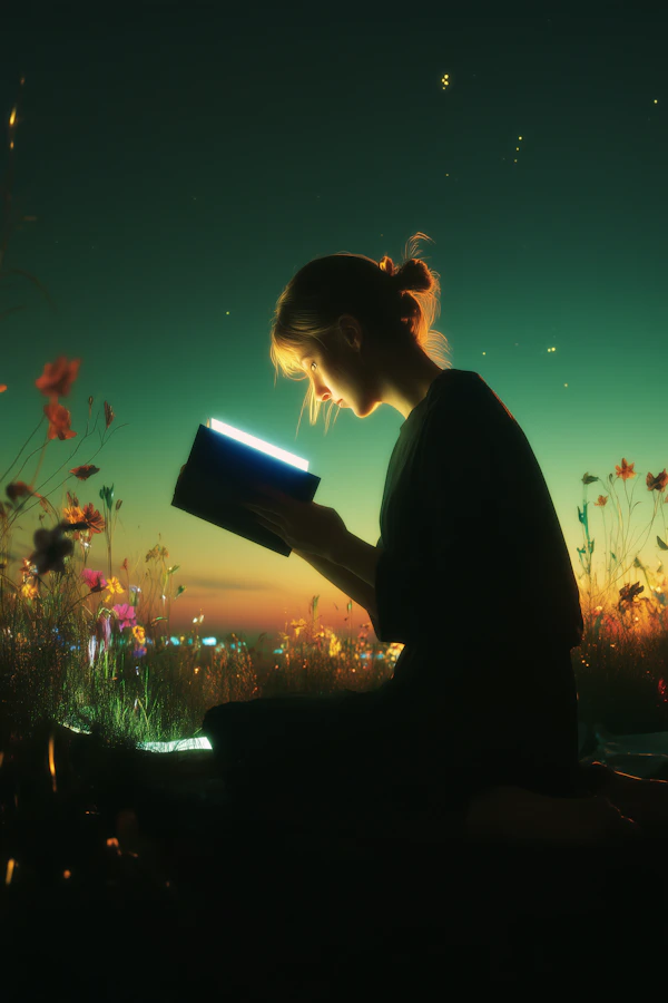 Twilight Reading Scene