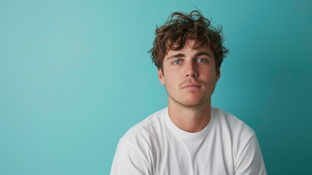 Serene Portrait of a Young Man