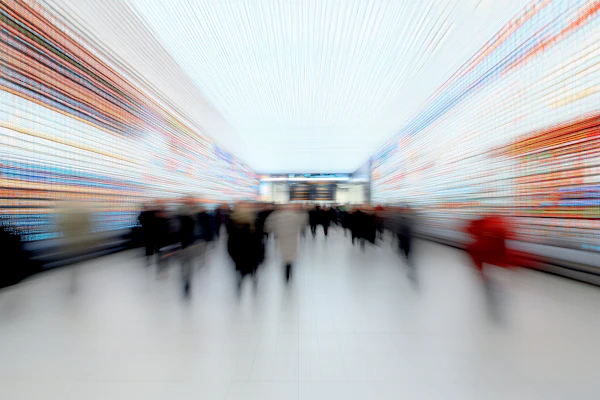Futuristic Terminal Blur