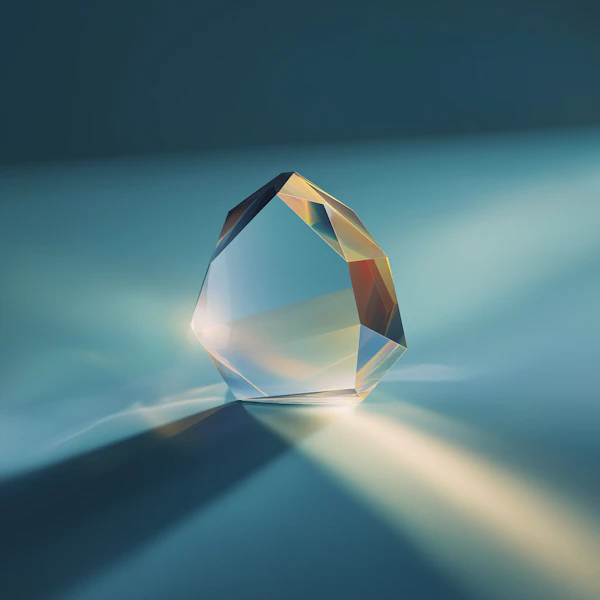 Crystal Prism Refraction