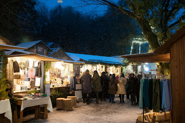 Christmas Market Evening