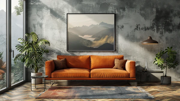Contemporary Style Indoor Living Space