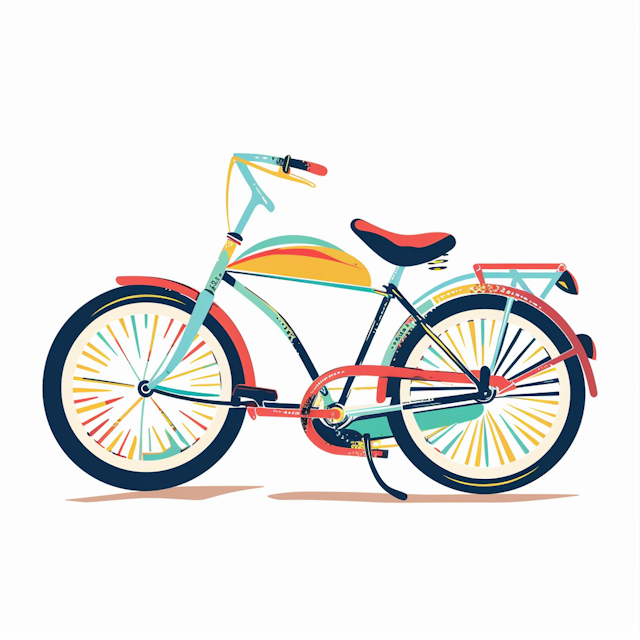 Colorful Retro Bicycle