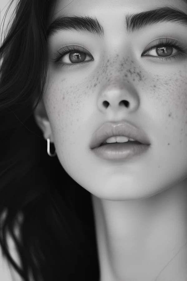 Freckled Portrait