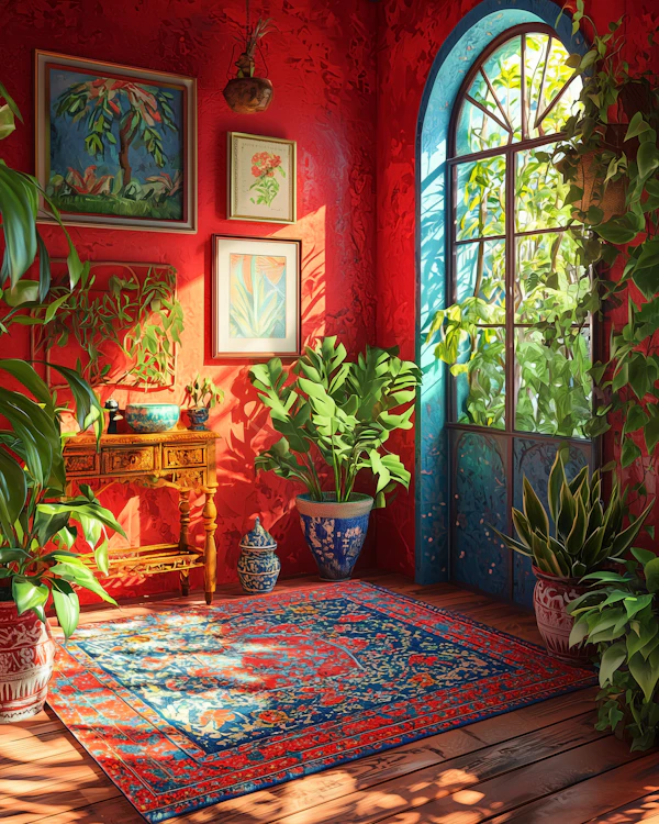 Vibrant Indoor Space