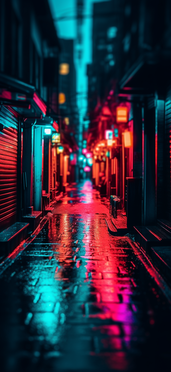 Neon Noir Solitude