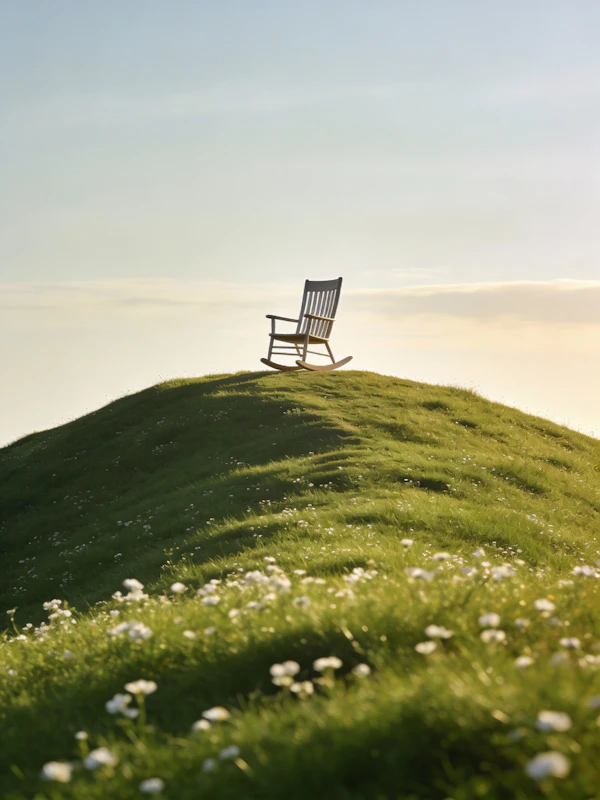 Rocking Chair on Hill