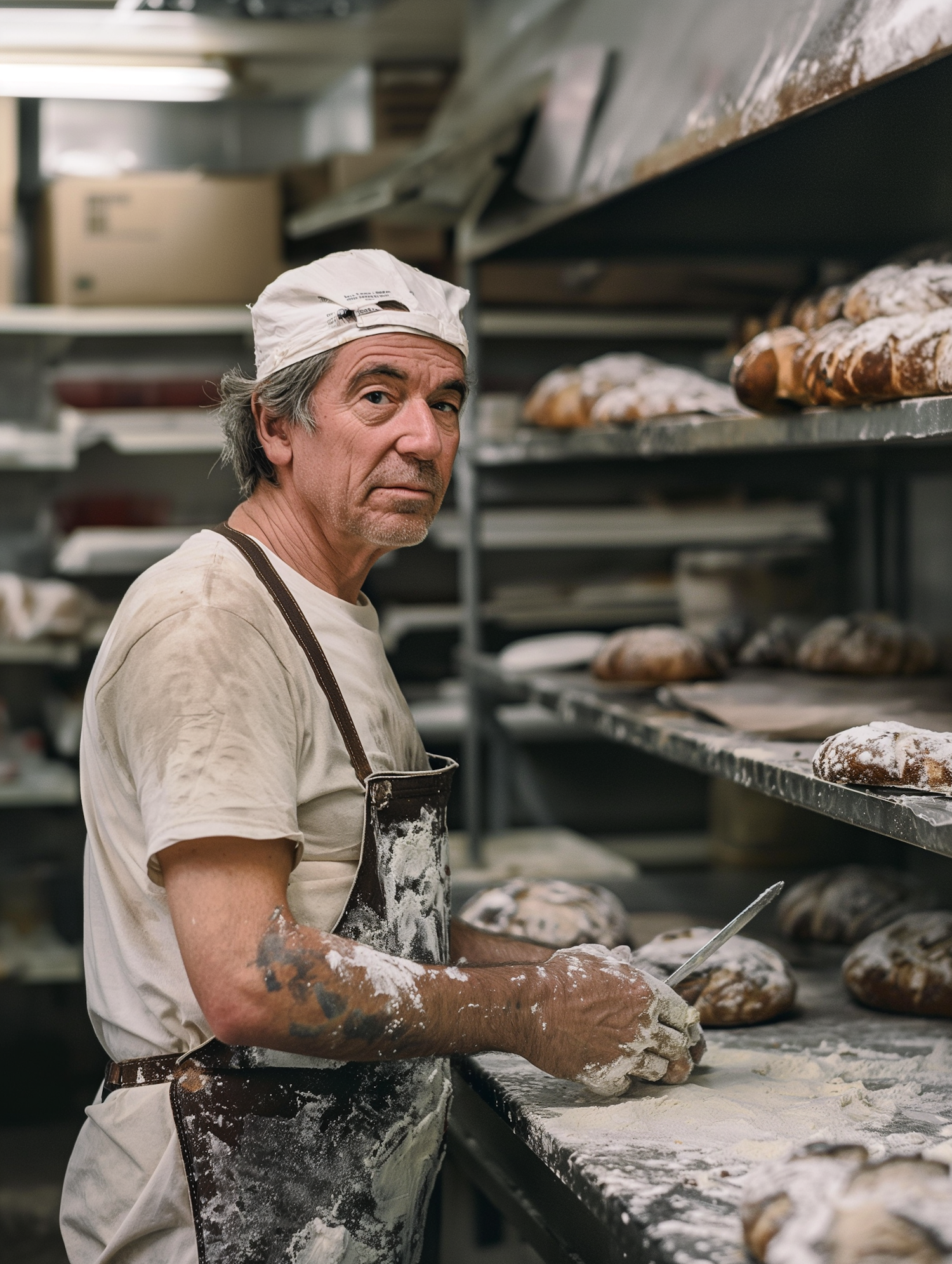 Baker in Bakery