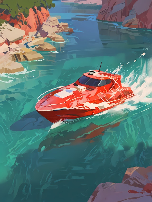 Red Speedboat Adventure