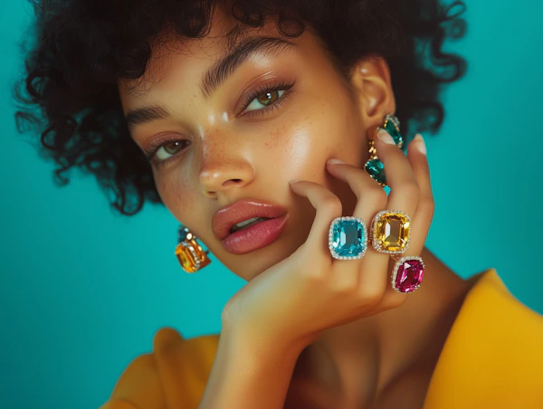 Elegant Jewelry Portrait