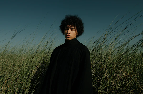 Serene Grassland Portrait