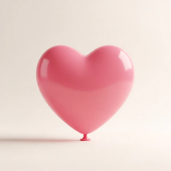 Pink Heart Balloon