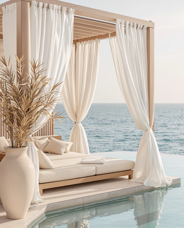 Oceanfront Lounge Scene