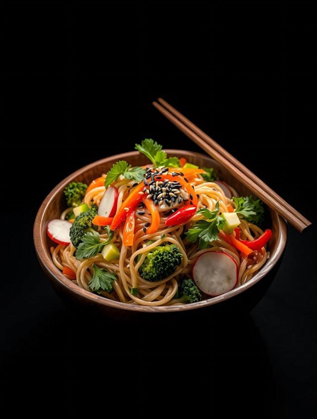 Vibrant Noodle Bowl