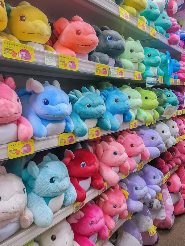 Plush Dinosaur Toys on Retail Shelves