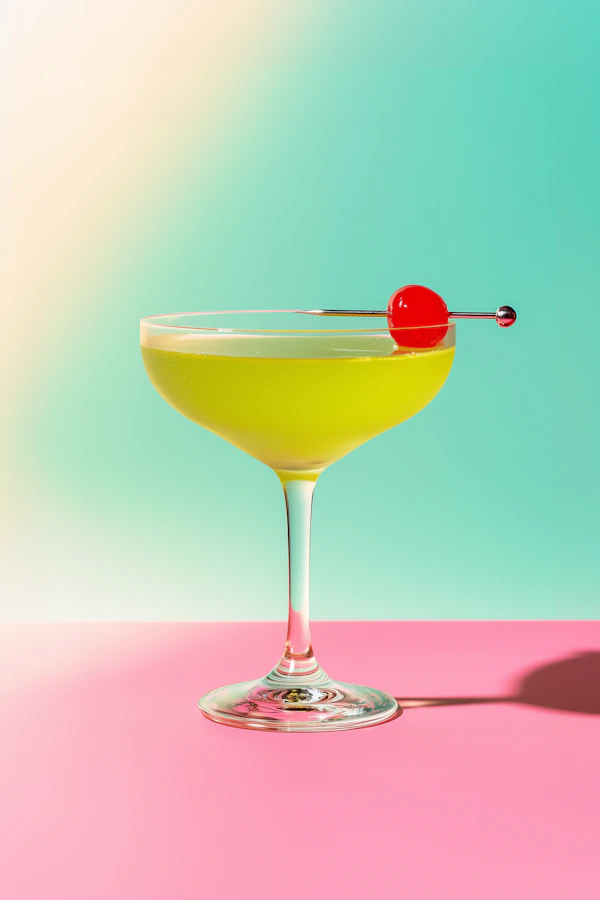 Vibrant Lime Cocktail