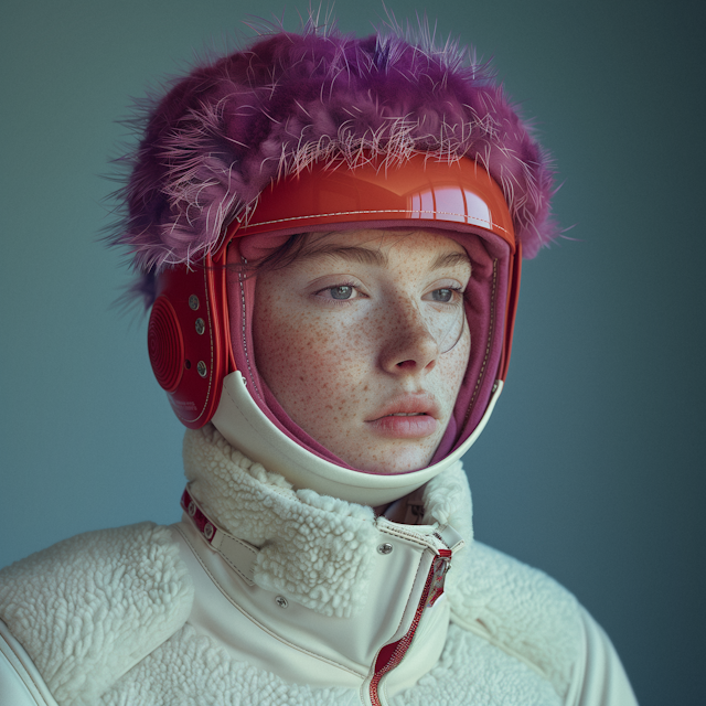 Futuristic Astronaut Portrait