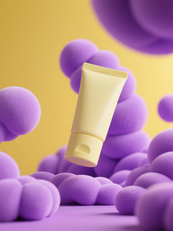 Yellow Cosmetic Tube