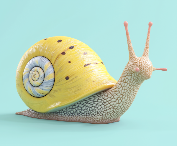 Realistic Snail Illustration