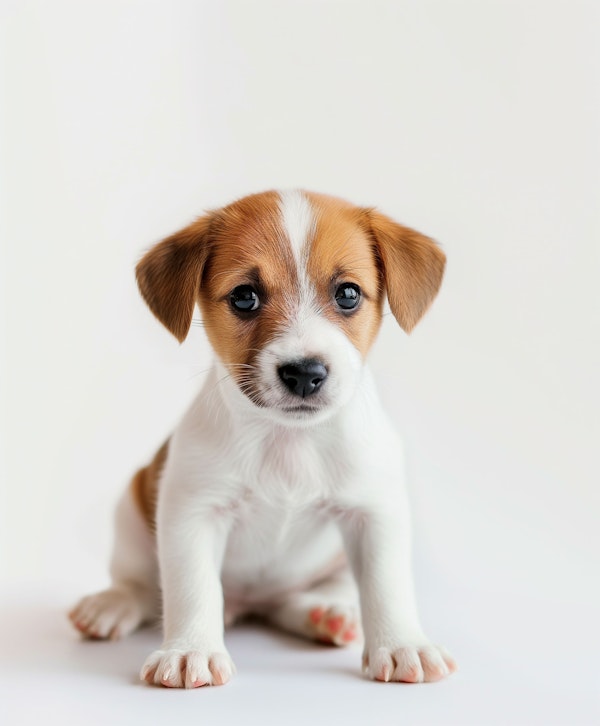 Attentive Jack Russell Terrier Puppy