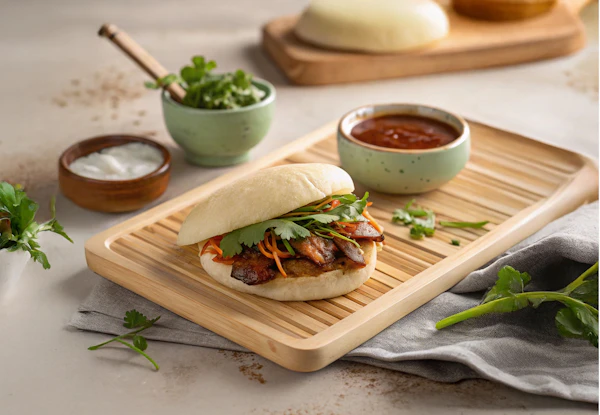 Bao Bun Culinary Display