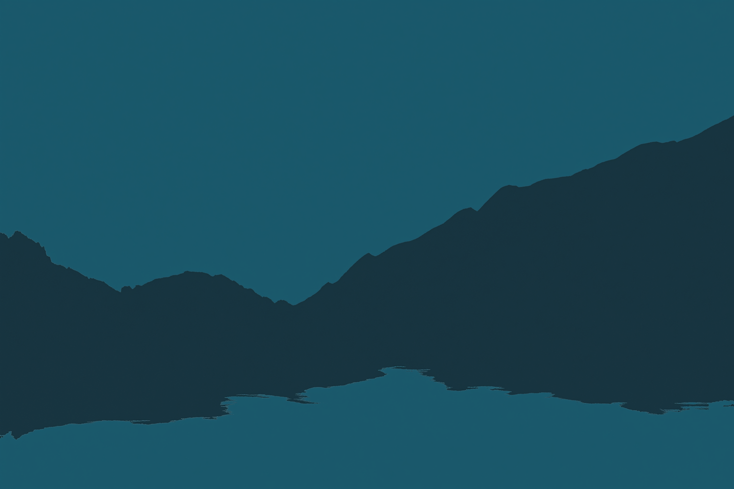 Minimalist Mountain Landscape