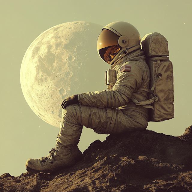 Astronaut on the Moon