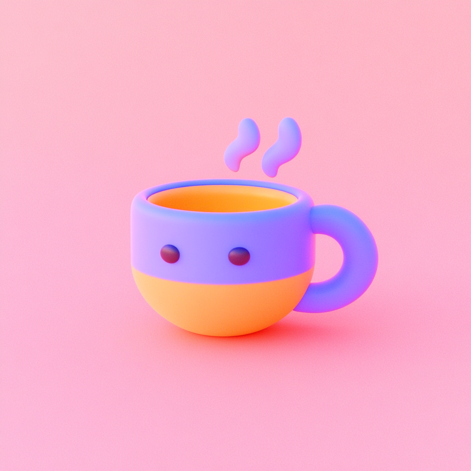 Whimsical Anthropomorphic Mug Illustration