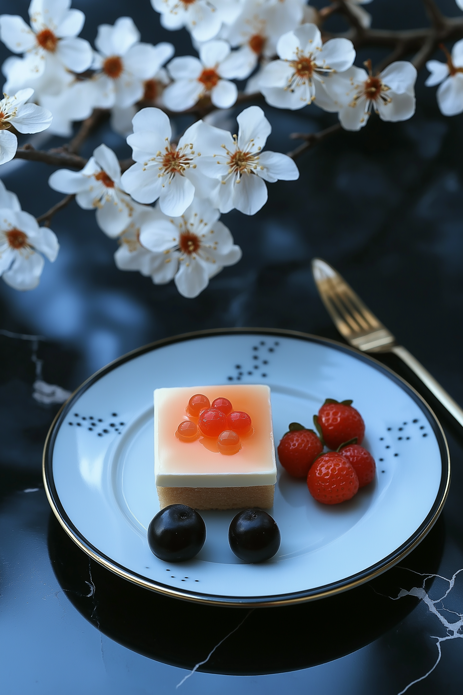 Elegant Dessert Plate