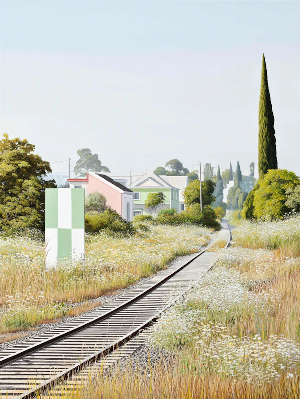 Countryside Railway Scene