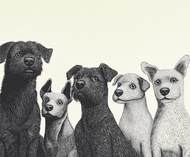 Detailed Dog Illustration