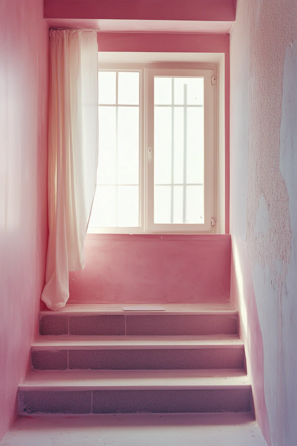 Pastel Pink Staircase