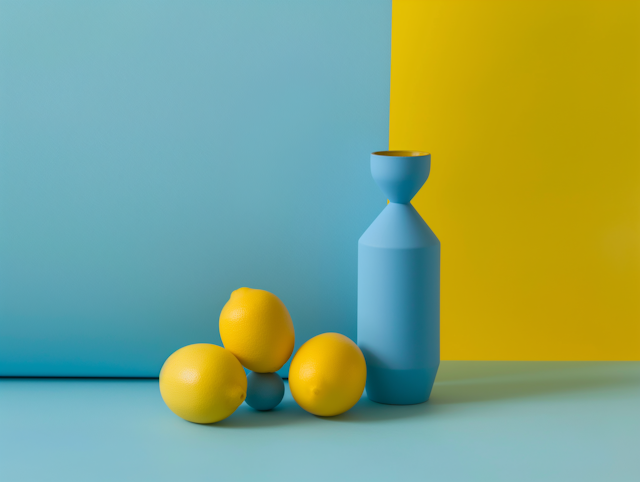 Still Life with Lemons and Vase