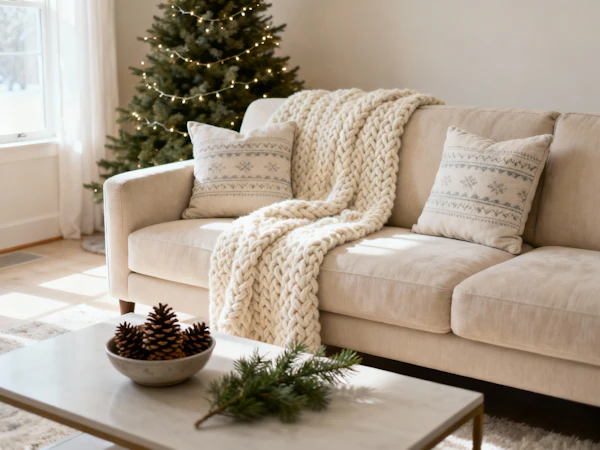 Cozy Christmas Living Room