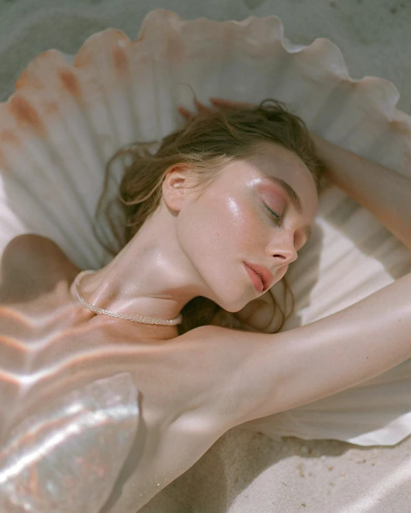 Ethereal Seashell Scene