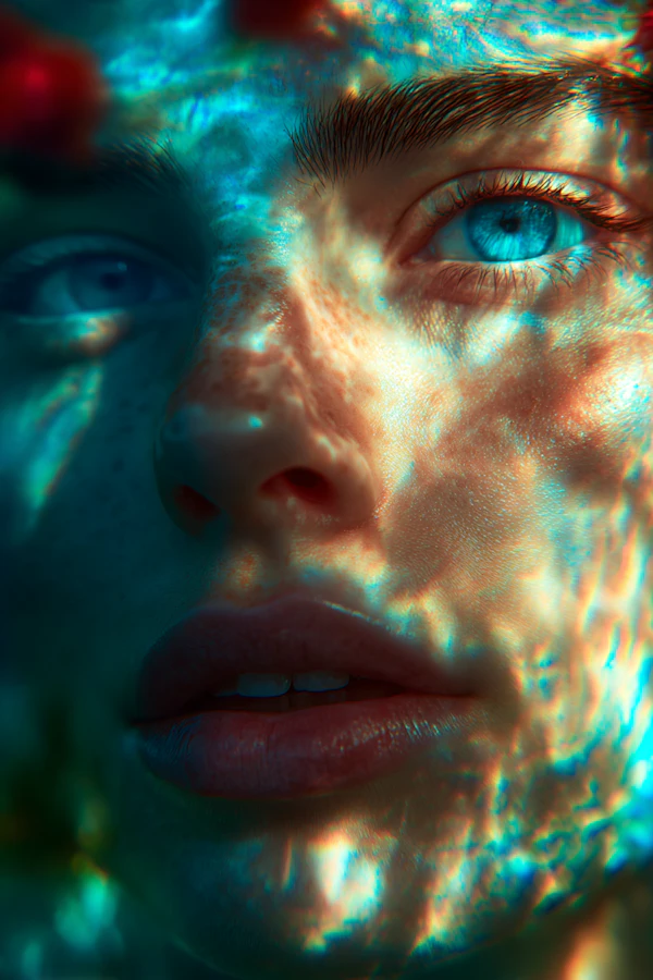 Dreamlike Submerged Portrait