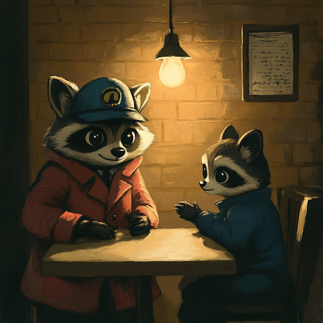 Raccoon Companionship