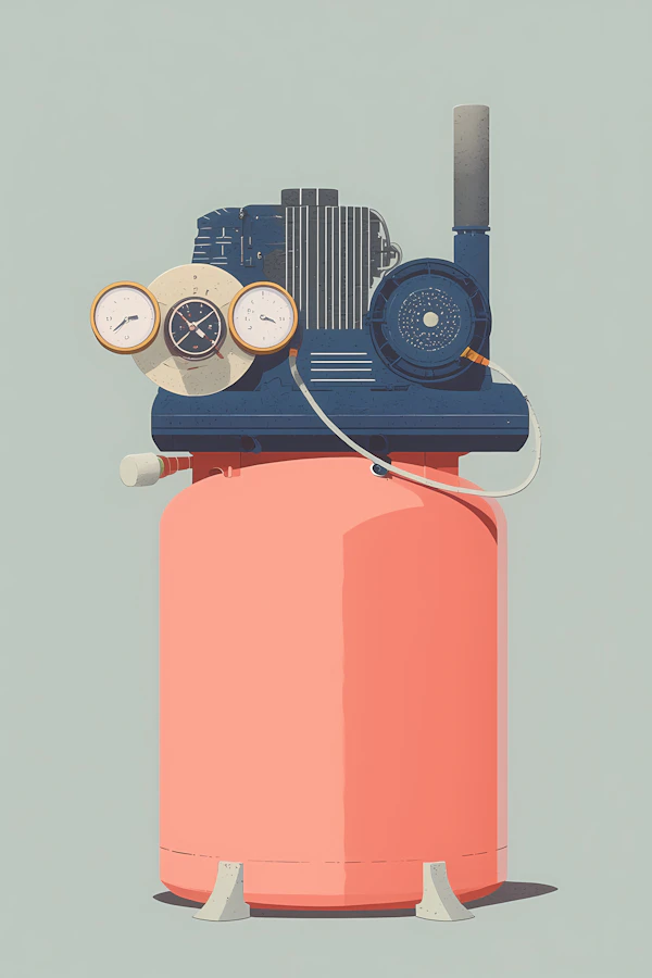 Stylized Air Compressor