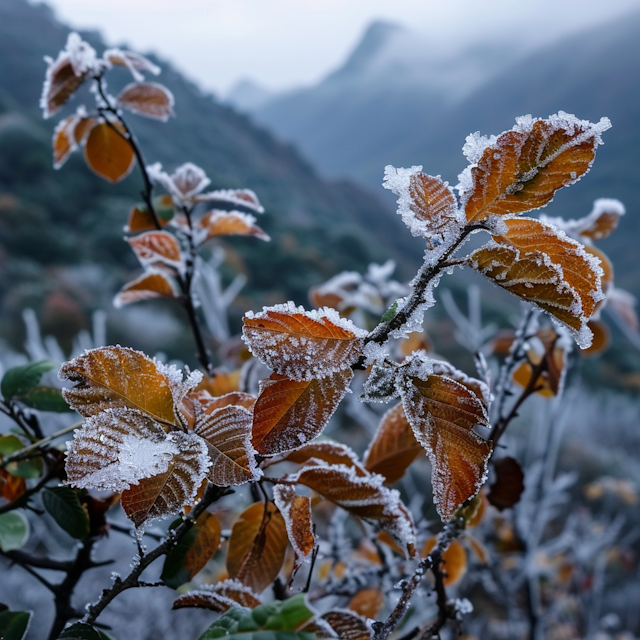 Frosty Autumn Morning