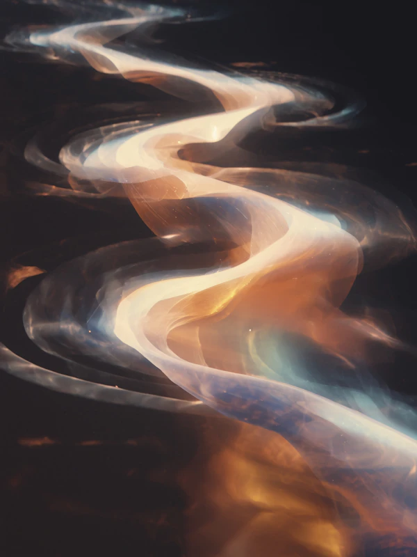 Luminous Ribbon Flow