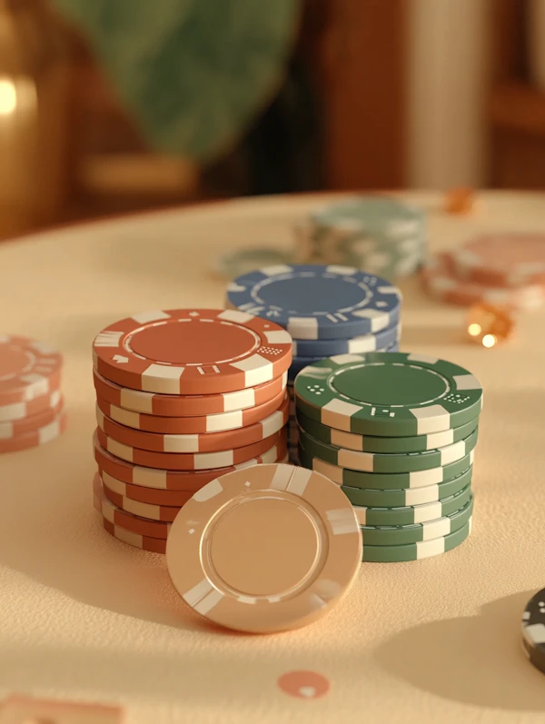 Poker Chips Display