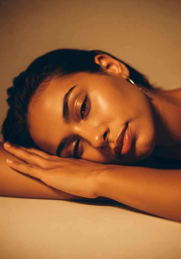 Serene Portrait Close-Up