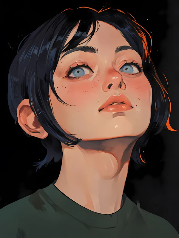 Contemplative Portrait