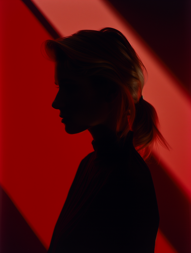 Silhouette in Red