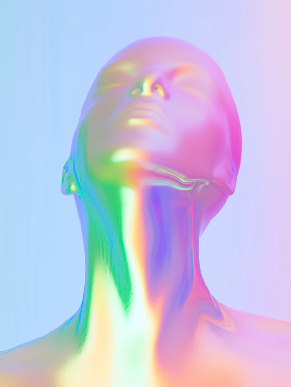 Futuristic Holographic Art