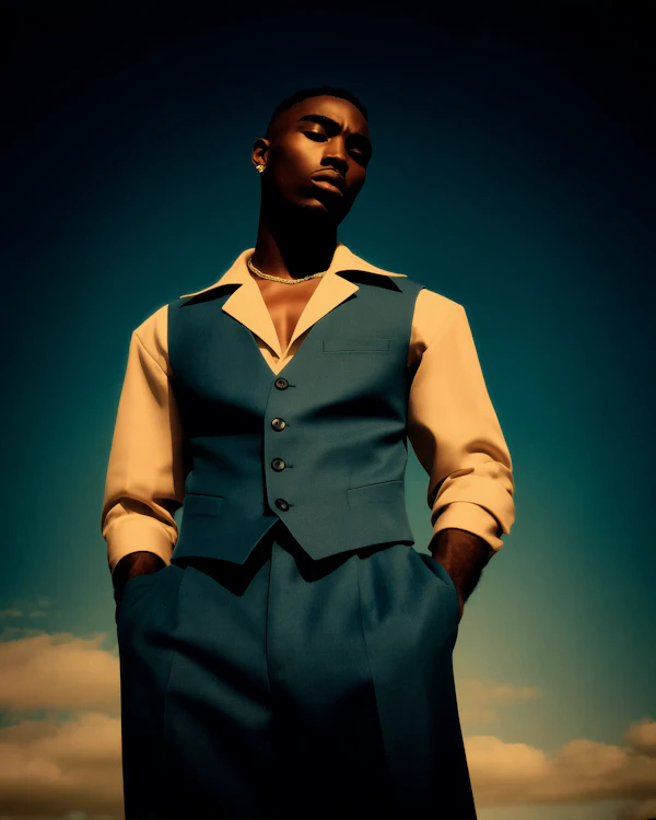 Stylish Man Portrait