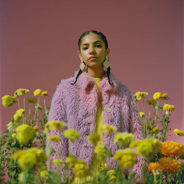 Floral Portrait Scene